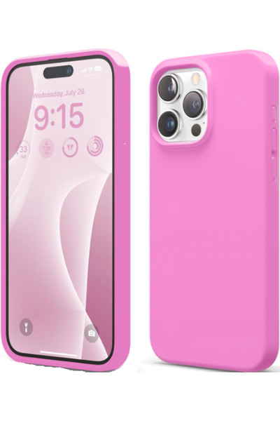 Elago Silicone Case - Premium Θήκη Σιλικόνης Apple iPhone 15 Pro Max - Hot Pink