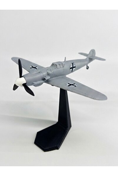 TREDO Messerschmitt Bf 109 Savaş Uçağı Maketi – 3D Baskı Dekoratif Masaüstü M...