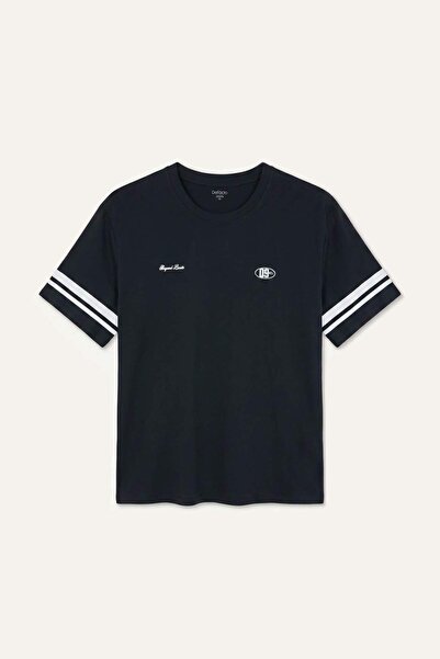 DeFacto Regular Fit Printed Short Sleeve T-Shirt H1157Ax26Sm
