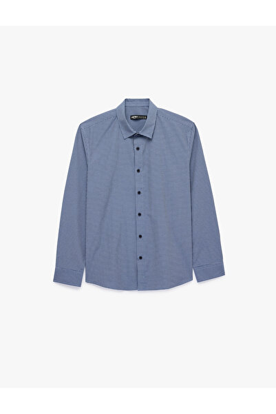 Koton Regular Fit Classic Collar Long Sleeve Shirt