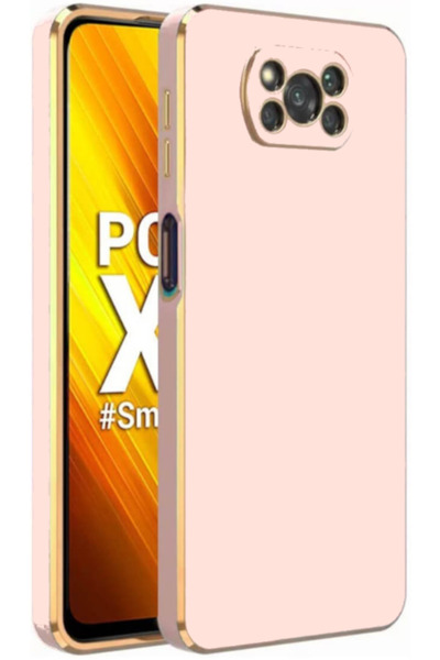 Bodycell Gold Plated - Θήκη Σιλικόνης Xiaomi Poco X3 / X3 Pro / X3 NFC - Pink