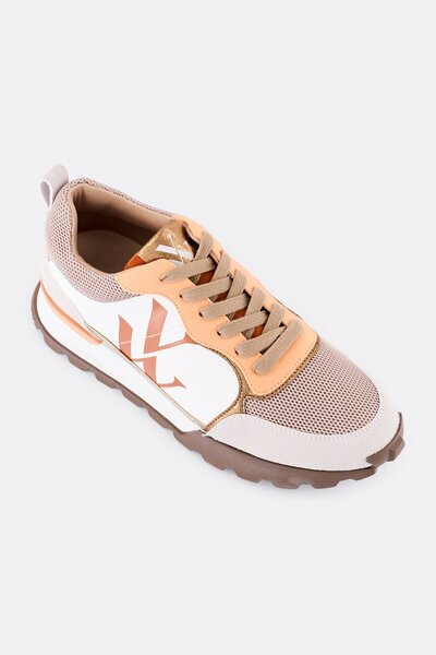 Vanessa Wu Women Ombeline Lace Up Casual Shoes, Multicolor