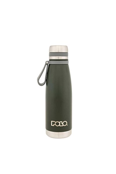 Polo Θερμός Παγούρι Inox 650ml Χακί