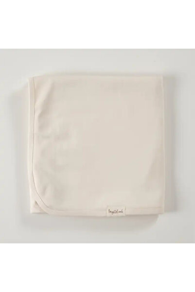tinylamb Natur Renk Battaniye 85x85cm | Pamuk Battaniye