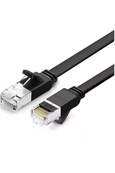 Ugreen Επίπεδο Καλώδιο Ethernet U/UTP Κατηγορίας 6 (Gigabit) 5μ Μαύρο Κωδικός...
