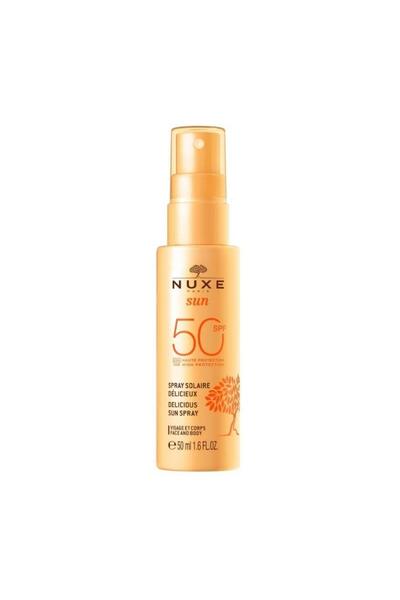 Nuxe Sun Güneş Koruyucu Yüz ve Vücut Spreyi Spf 50 50 ml