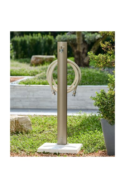 Colortap Coloană de apă ovală cu talpă de grădină Colortap, gri
