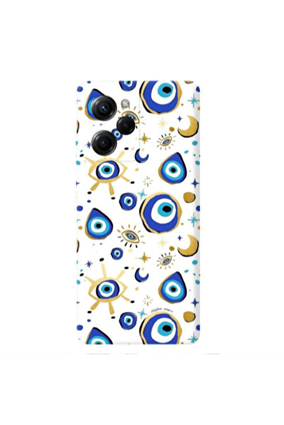 Other Xiaomi Poco X5 Pro Gold evil eye beads Transparent Silicone TPU Θήκη