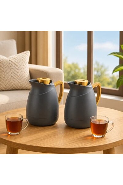 DIVA LADY ✨   Deva Lady Thermos Set 2 Pieces - 1 Liter Per Flask - Glass Inne...
