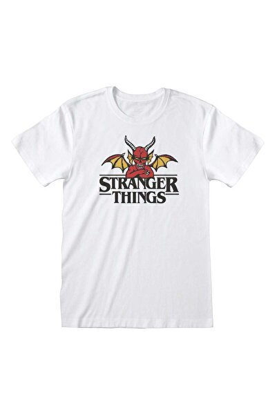 Heroes inc Tricou Heroes inc, model Stranger Things, alb, XL