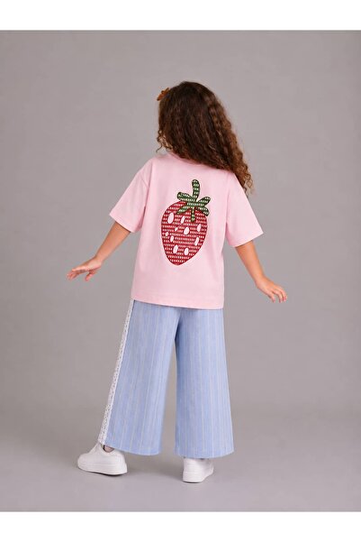OZZY KİDS Girl's T-Shirt & Pants Set