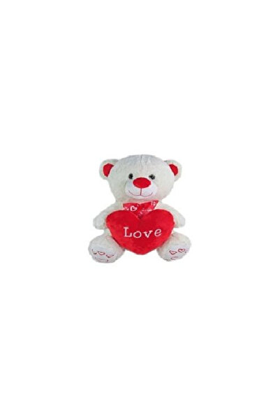 OEM Ursulet de plus Sun-Day Love, cu inima Love, 25 cm, Multicolor