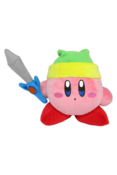 Sanei Figurina plus Kirby 12cm roz cu sabie