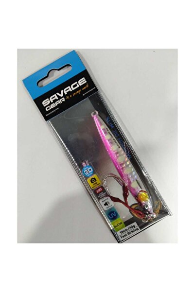 Savage Gear 3D Slim Jig Minnow 10 cm 40 gr Jig Yem - Pink Flash