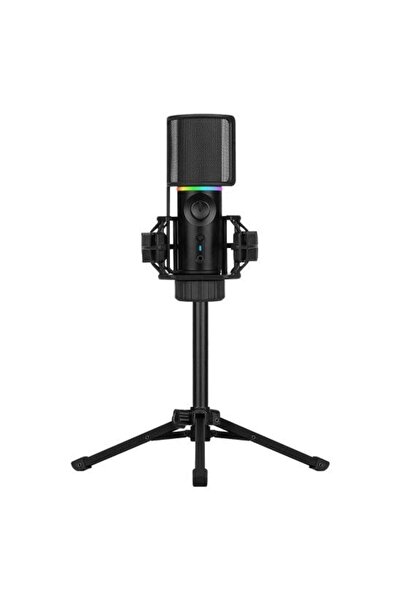 Streamplifly Microfon condenser Streamplify MIC RGB cu trepied, USB-C și 3.5m...