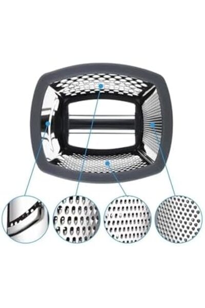 Yıldızan Pazaralanı Store Stainless Steel Square Multifunctional Grater, 4-Wa...