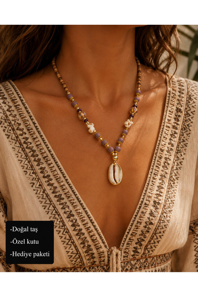 HER ŞEY NOTA www.herseynota.com Bohemian Nerina & Calyra Sea Shell Natural St...