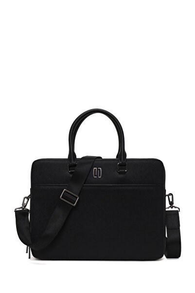 Derimod Men's Black Long Strap Briefcase 26Sbd302218