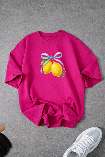 Revasser Γυναικείο T-Shirt από χτενισμένο βαμβάκι με ειδική στάμπα σε χρώμα Λ...