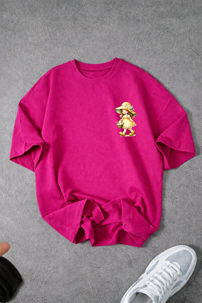 Revasser Γυναικείο T-Shirt για κορίτσια, πολύχρωμο, με ειδική στάμπα, υπερμεγ...