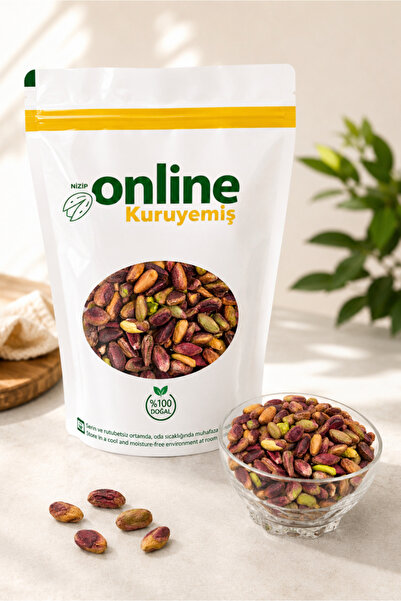 Nizip Online Kuruyemiş Kırmızı İç Antep Fıstığı - Çiğ- Yeni Mahsül - 100 gr