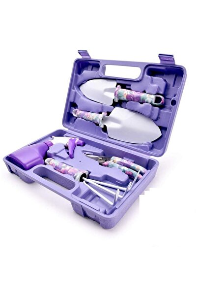 Rao Set 5 Accesorii pentru Gradinarit RAO, Geanta Depozitare Inclusa, Otel In...