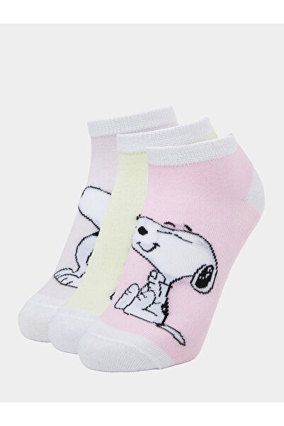Styli Girls Set of 3 - Snoopy Ankle Socks
