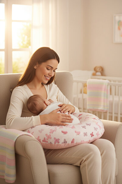 Empressco Comfortable Breastfeeding Pillow, Comfortable and Stylish Design, S...