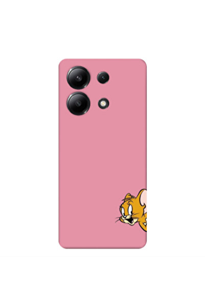 Other Xiaomi Redmi Note 13 4G Jerry 2 Pink Colored Silicone TPU Θήκη