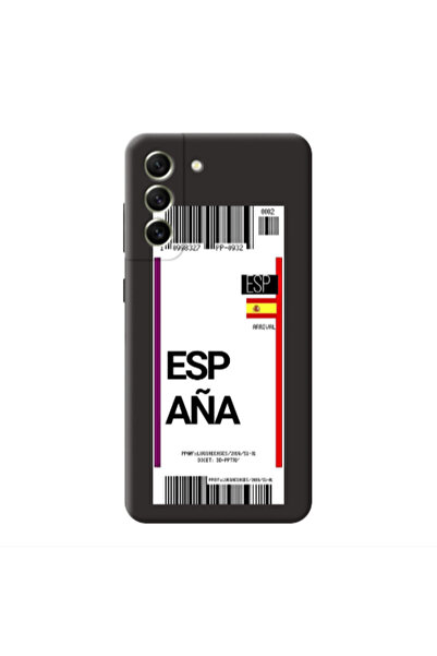 Other Samsung S21 FE Espana Arrival Black Colored Silicone TPU Θήκη
