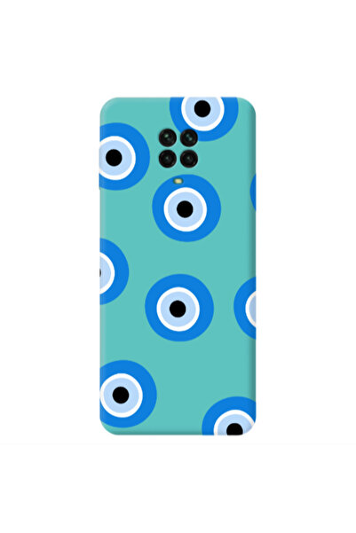 Other Xiaomi Redmi Note 9 Pro Evil eyes beads Turquoise Colored Silicone TPU ...