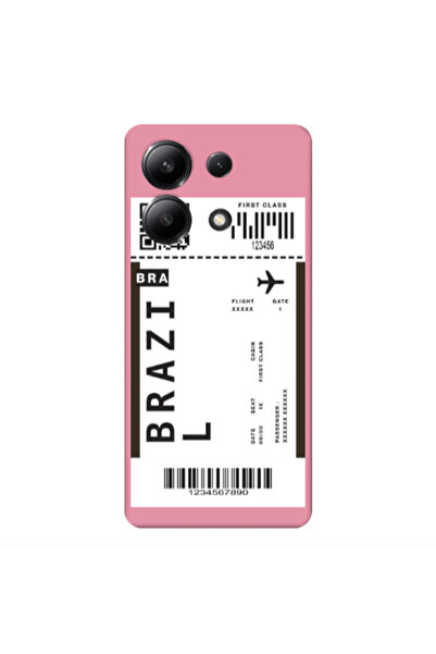 Other Xiaomi Redmi Note 13 4G Brazil BRA Pink Colored Silicone TPU Θήκη