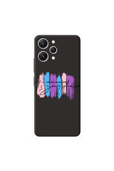 Other Xiaomi Redmi 12 One Day Or Day One Black Colored Silicone TPU Θήκη