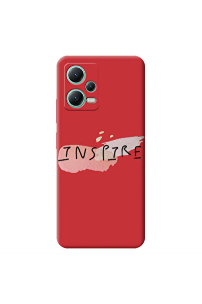 Other Xiaomi Redmi Note 12 Pro 5G Inspire Red Colored Silicone TPU Θήκη