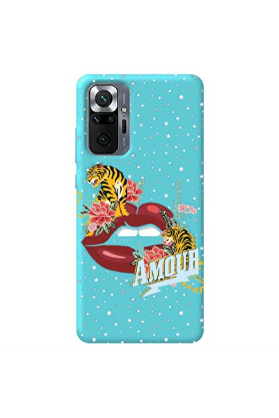 Other Xiaomi Redmi Note 10 Pro 4G Amour Turquoise Colored Silicone TPU Θήκη