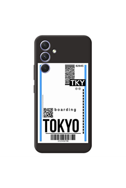 Other Samsung A56 Tokyo Boarding Black Colored Silicone TPU Θήκη