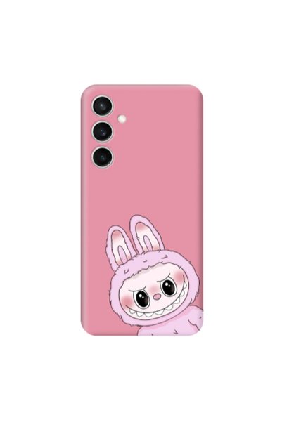 Other Samsung S24 FE Labubu 6 Pink Colored Silicone TPU Θήκη