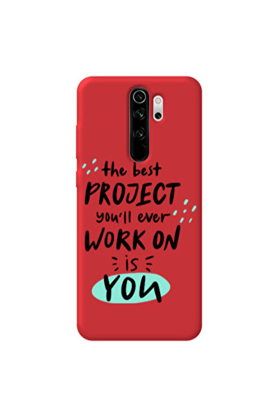 Other Xiaomi Redmi Note 8 Pro The Best Project Red Colored Silicone TPU Θήκη