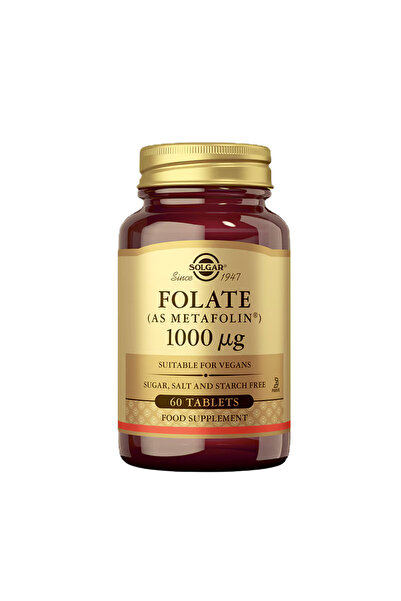 Solgar Folate (ca Metafolin) 1000mcg 60tb