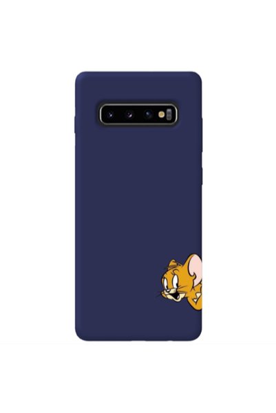 Other Samsung S10 Jerry 2 Dark blue Colored Silicone TPU Θήκη