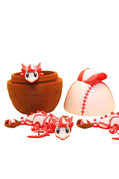 Eva Prints Set Ou Dragon Baseball cu Mini Dragon Articulat, Figurina Printata...