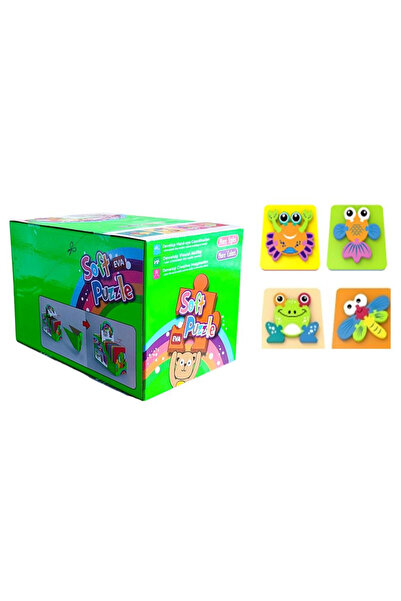 OEM Puzzle din spumă 3D W&K - Set 12 piese pentru copii 3+