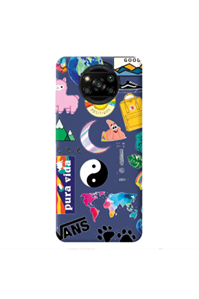 Other Xiaomi Poco X3 /X3 Pro Vans Dark blue Colored Silicone TPU Θήκη