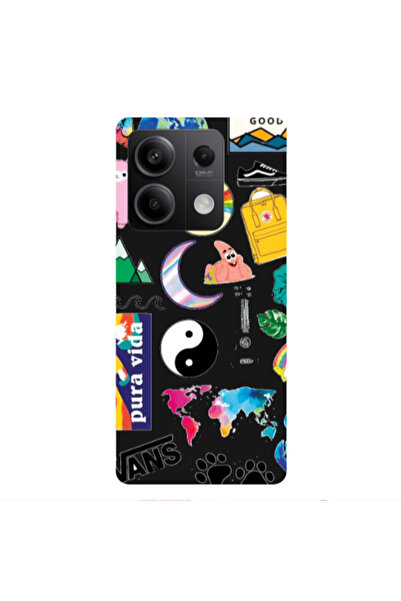 Other Xiaomi Redmi Note 13Pro 5G Vans Black Colored Silicone TPU Θήκη