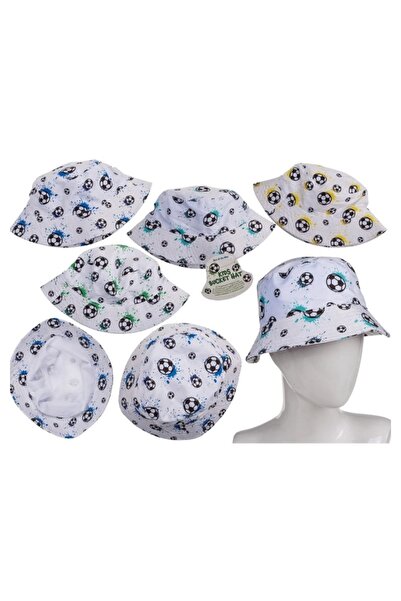 MC Micostore Palarie pentru copii, marime universala, diametru 18 cm, fotbal ...