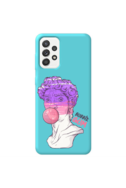 Other Samsung A52 Pin Bubble Turquoise Colored Silicone TPU Θήκη
