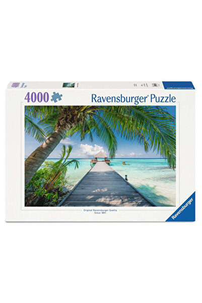 RAVENSBURGER puzzle 4000 piese - Plajă de vis în Maldive (12001737)