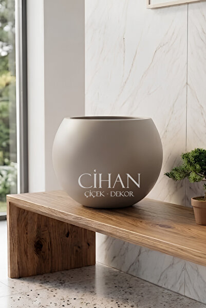 Cihan Çiçekçilik 30 Cm Plastik Küre Çiçek Saksısı