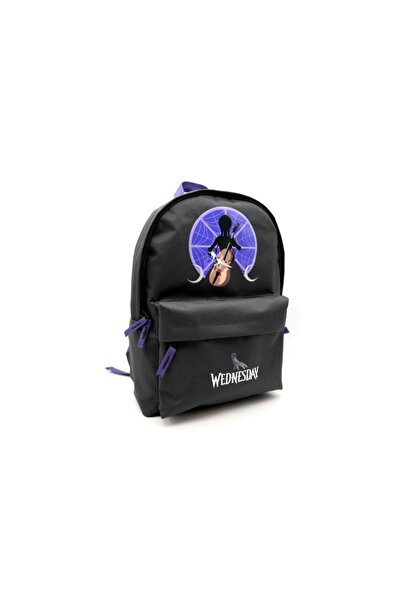 MC Micostore Ghiozdan St.Majewski Wednesday si Thing, 40cm, 1 compartiment, n...