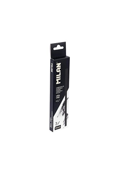OEM MILAN cărbune de lemn cu granulație medie-dură, granulație 4-6 mm, 3 buc.
